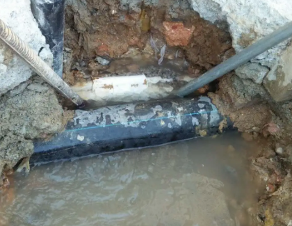庆安测漏水之水管漏水